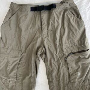 Mountain Hardware climbing pants - Olive Green - women’s hiking pants